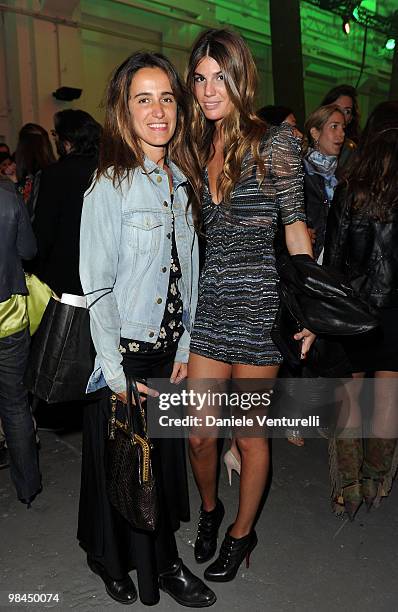 Coco and Bianca Brandolini d'Adda attend the MINI Countryman Picnic event on April 13, 2010 in Milan, Italy.