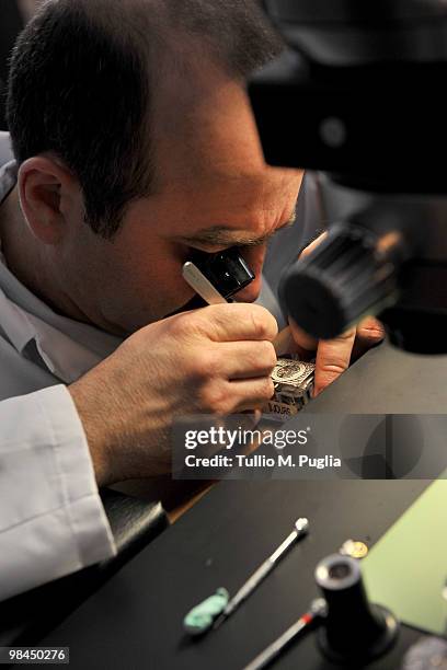 General atmosphere during the Jaeger-LeCoultre new Atmos 566 press preview on April 14, 2010 in Milan, Italy.