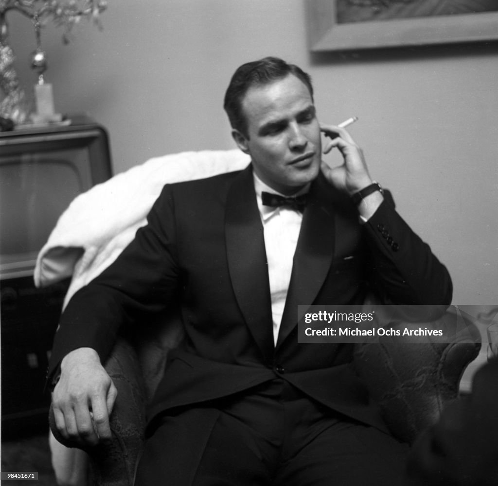 Marlon Brando At A Party