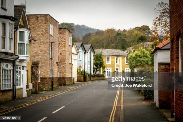 shanklin old village, isle of wight - isle of wight village stock pictures, royalty-free photos & images
