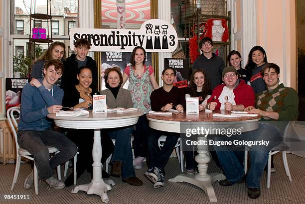 Cast of "Spring Awakening" Blake Daniel, Lilli Cooper, Kate Burton, Lauren Pritchard, Skylar Astin, Phoebe Strole, Brian Charles Johnson, Jesse...