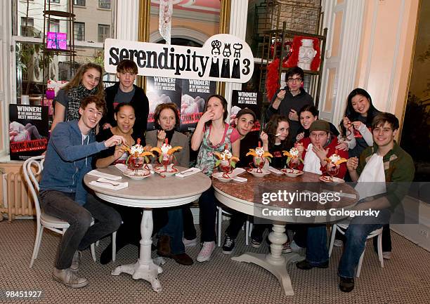 Cast of "Spring Awakening" Blake Daniel, Lilli Cooper, Kate Burton, Lauren Pritchard, Skylar Astin, Phoebe Strole, Brian Charles Johnson, Jesse...