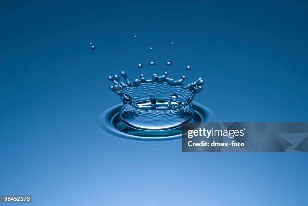 dark water crown - studiofoto stock pictures, royalty-free photos & images