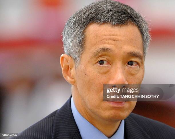 Singapore Prime Minister Lee Hsien Loong attends the 16th Association of Southeast Asian Nations summit in Hanoi on April 9, 2010. Myanmar faced...