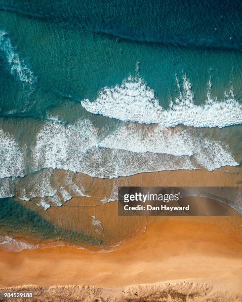 birdseye of abay - noosa beach stock pictures, royalty-free photos & images