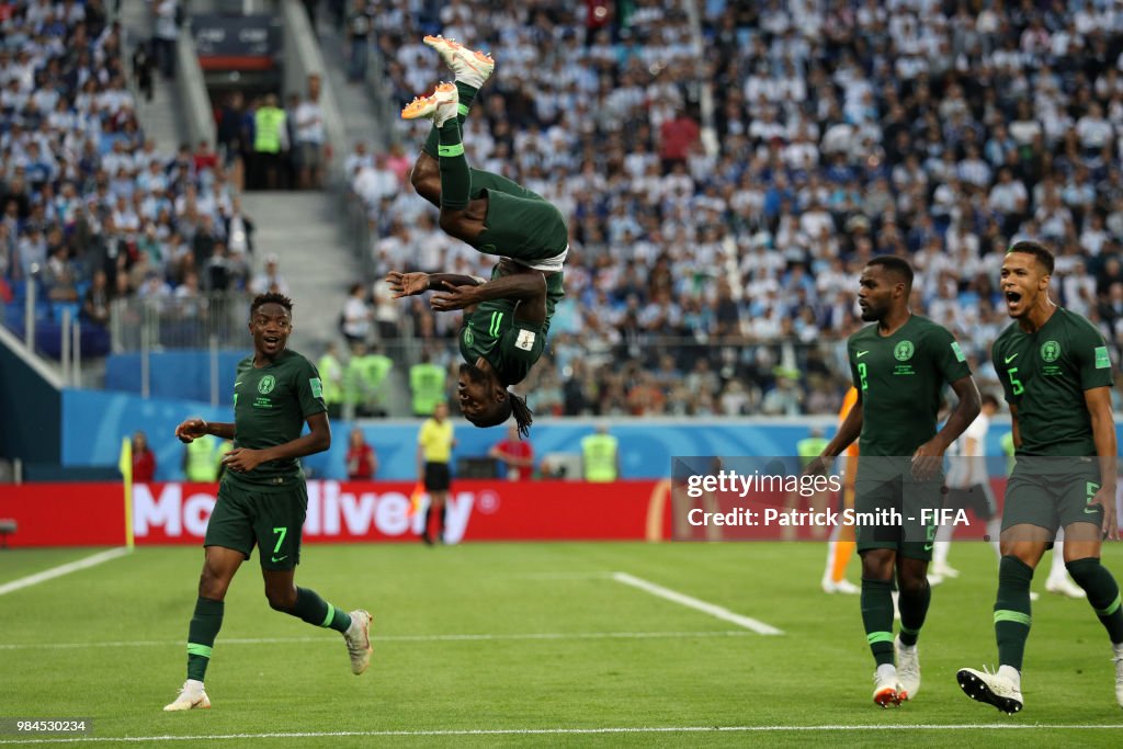 Nigeria v Argentina: Group D - 2018 FIFA World Cup Russia