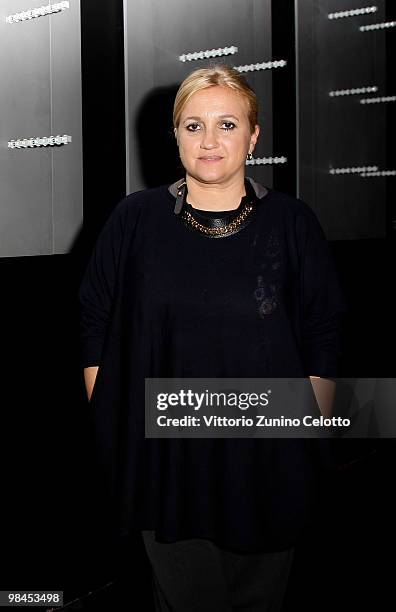 Fendi Creative Director for Accessories Silvia Venturini Fendi attends Fendi And Design Miami Present Design Vertigo: Preview held at Spazio Fendi on...