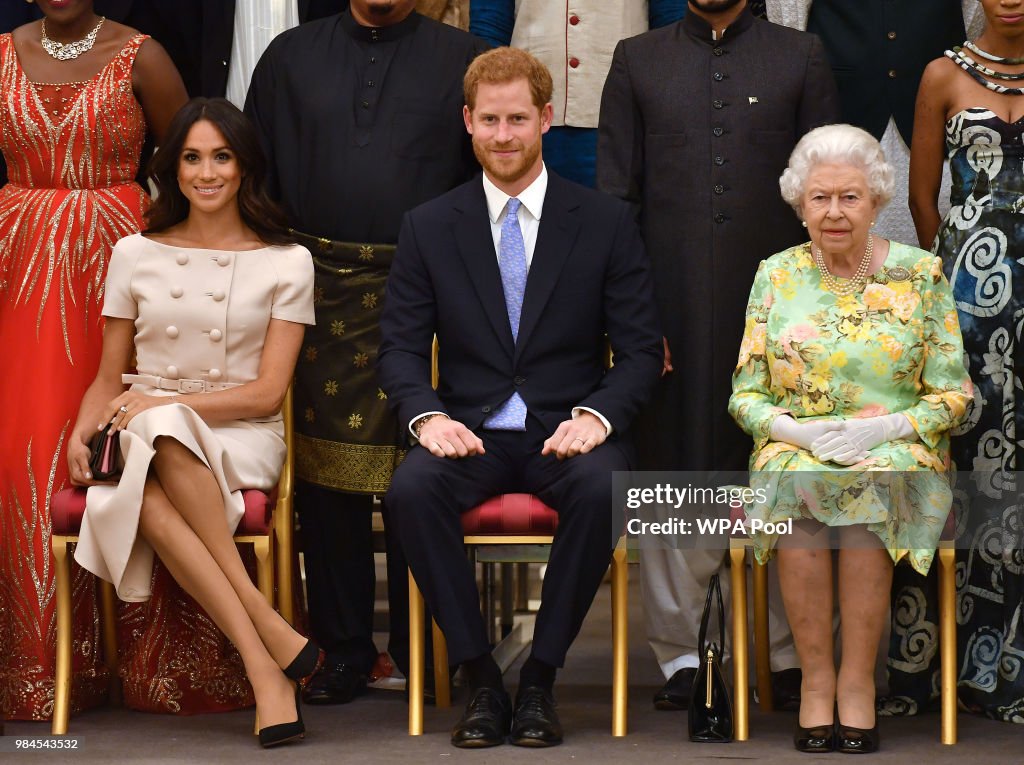 Her Majesty Hosts The Final Queen's Young Leaders Awards Ceremony