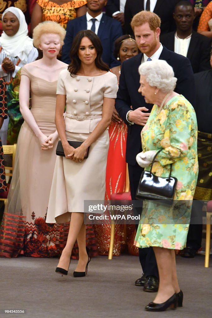 Her Majesty Hosts The Final Queen's Young Leaders Awards Ceremony