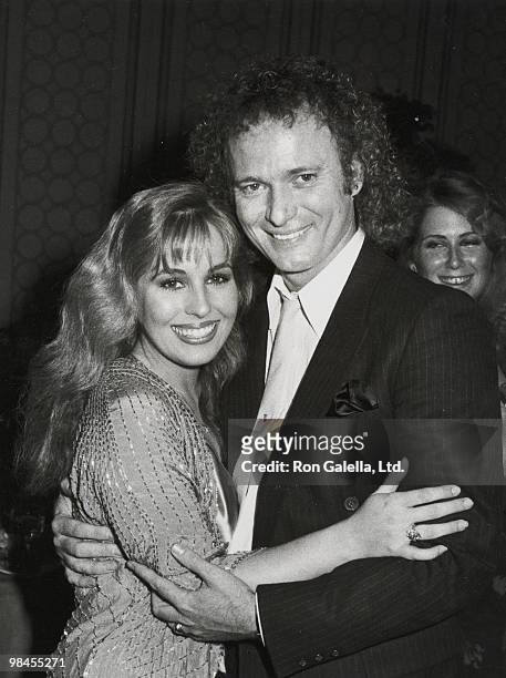Actress Genie Francis and actor Anthony Geary attend 20th Annivesary Party for General Hospital on April 29, 1983 at the Century Plaza Hotel in...