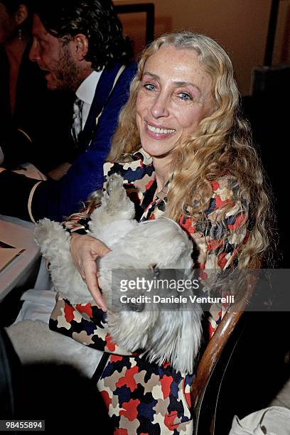 Franca Sozzani attend Stella McCartney And Established & Sons Dinner on April 14, 2010 in Milan, Italy.