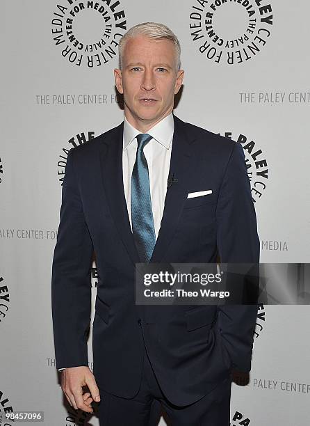 Anderson Cooper visits the Paley Center For Media on April 14, 2010 in New York City.