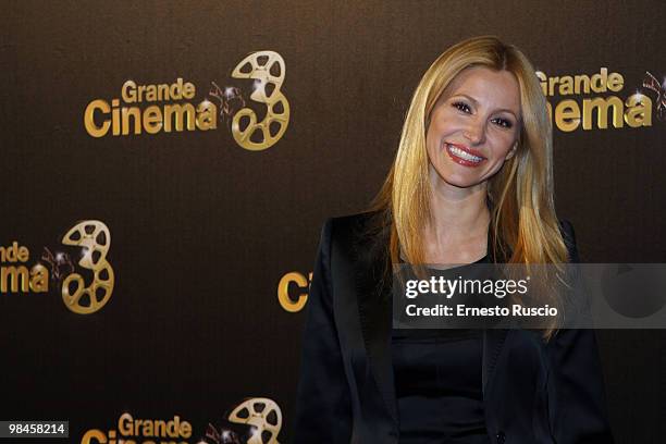 Adriana Volpe attends the 'From Paris With Love' photocall at Boscolo Hotel on April 14, 2010 in Rome, Italy.