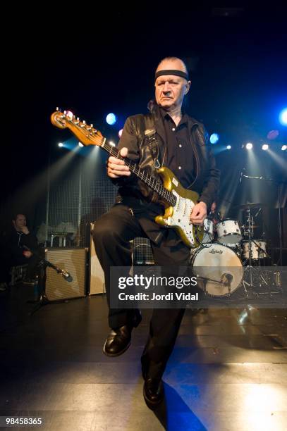 Dick Dale performs on stage at Sala Apolo on April 14, 2010 in Barcelona, Spain.