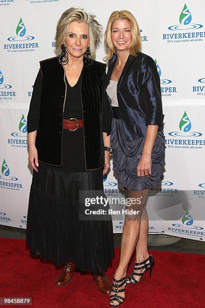 President HBO Documentary Films Sheila Nevins and Author Candace Bushnell attend the 2010 Riverkeeper Benefit at Pier Sixty at Chelsea Piers on April...