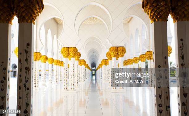 pattern.. - abu dhabi mosque stock pictures, royalty-free photos & images