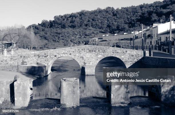 puente romano - puente romano stock pictures, royalty-free photos & images