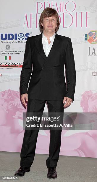 Daniele Taddei attends the "2010 Premio Afrodite" at the Studios on April 14, 2010 in Rome, Italy.