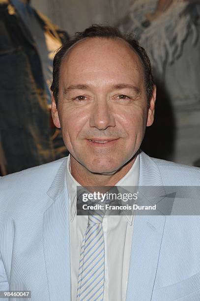 Kevin Spacey attends the Ralph Lauren dinner to celebrate the flagship opening on April 14, 2010 in Paris, France.