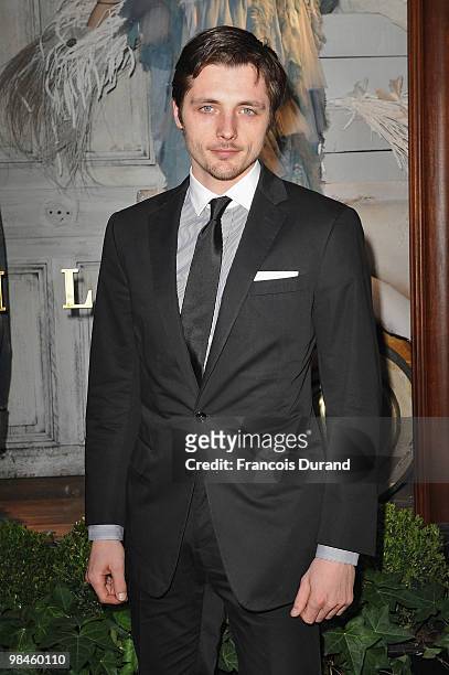 Raphael Personnaz attends the Ralph Lauren dinner to celebrate the flagship opening on April 14, 2010 in Paris, France.