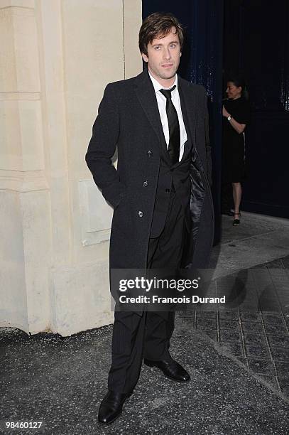 Thomas Dutronc attends the Ralph Lauren dinner to celebrate the flagship opening on April 14, 2010 in Paris, France.