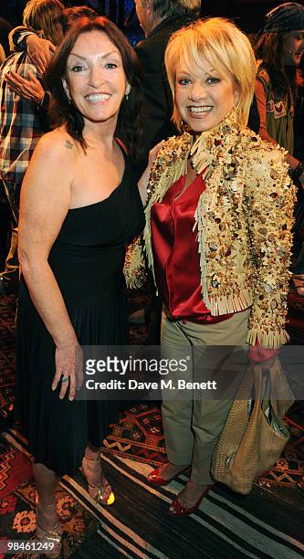 Liz White and Elaine Paige attends the press night of Hair at the Gieldgud Theatre on April 14, 2010 in London, England.