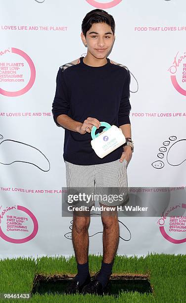 Mark Indelicato attends the grand opening celebration of Otarian, the planet's most sustainable restaurant, on Bleeker Street on April 14, 2010 in...