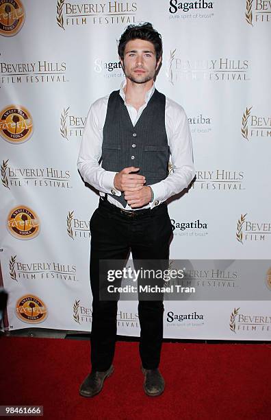 Matt Dallas arrives at opening night of the 10th Annual International Beverly Hills Film Festival at Clarity Theater on April 14, 2010 in Beverly...