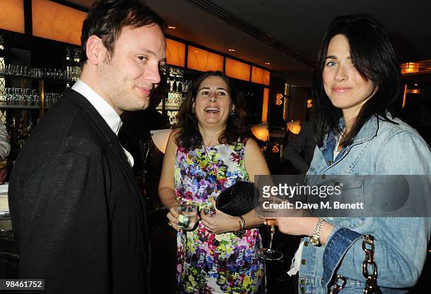 Alexandra Shulman attends the Vogue Designer Fashion Fund Cocktail Party at The Ivy on April 14, 2010 in London, England.