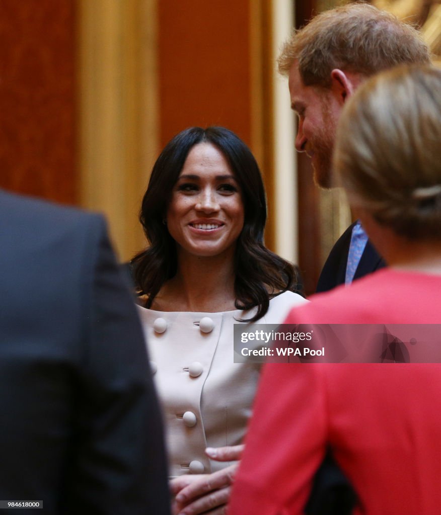 Her Majesty Hosts The Final Queen's Young Leaders Awards Ceremony