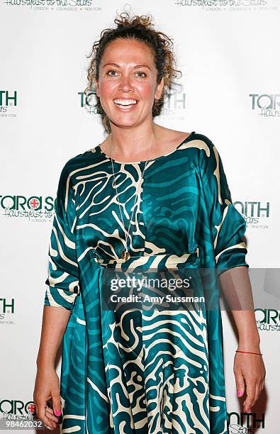 Celebrity Hair Stylist Tara Smith attends Tara Smith's New Hair Care Product Line Launch at Urban Zen on April 14, 2010 in New York City.