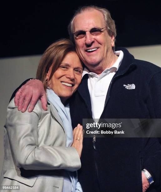 Anna Strasberg and Danny Aiello visit the Lee Strasberg Theatre & Film Institute on April 14, 2010 in New York City.