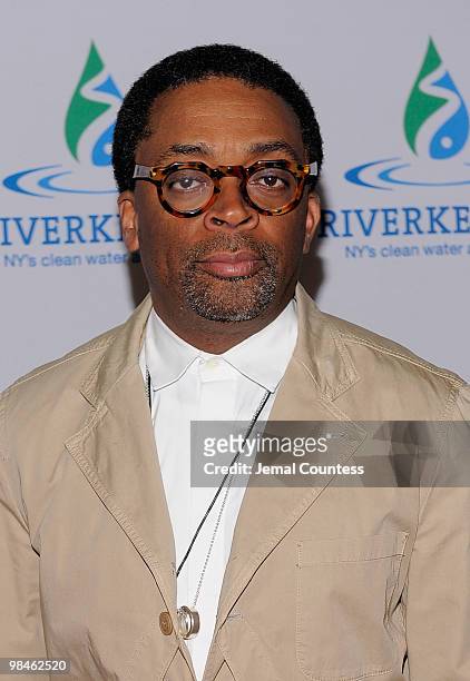 Director Spike Lee attends the 2010 Riverkeeper Benefit at Pier Sixty at Chelsea Piers on April 14, 2010 in New York City.