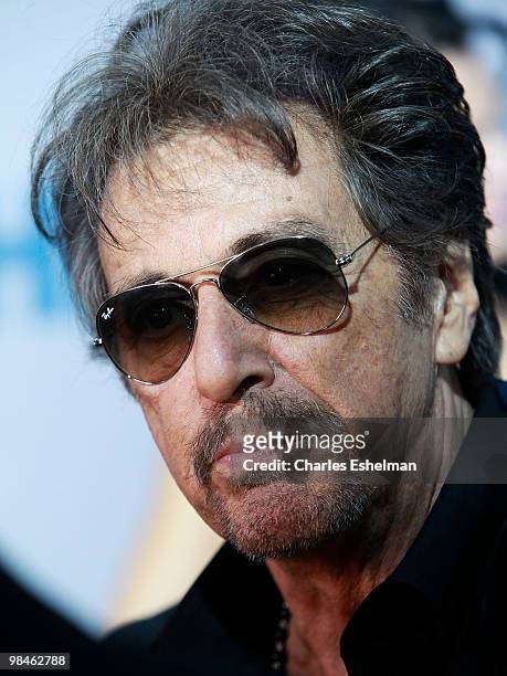 Actor Al Pacino attends the HBO Film's "You Don't Know Jack" premiere at Ziegfeld Theatre on April 14, 2010 in New York City.