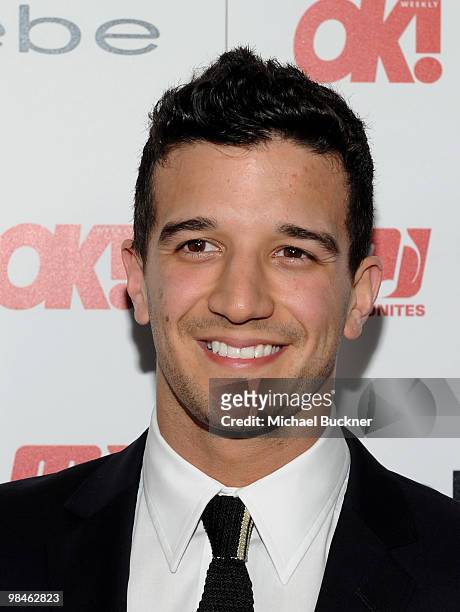 Dancer Mark Ballas arrives at OK! Magazine's "Sexy Singles" party at Plush on April 14, 2010 in Beverly Hills, California.