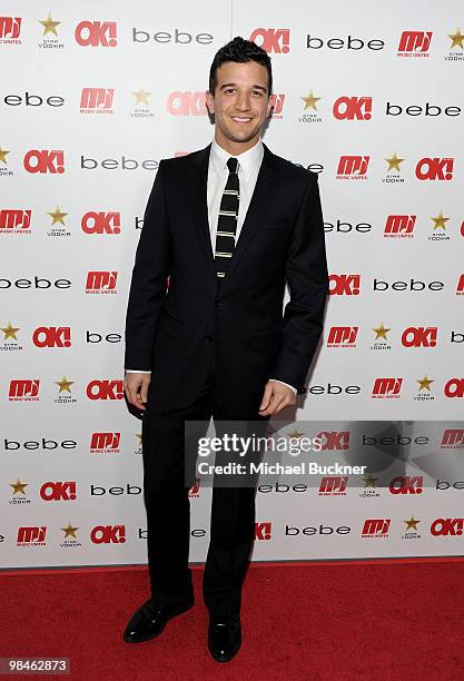 Dancer Mark Ballas arrives at OK! Magazine's "Sexy Singles" party at Plush on April 14, 2010 in Beverly Hills, California.