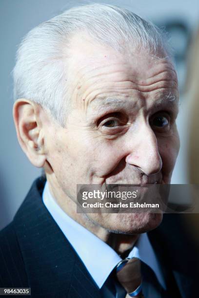 Dr. Jack Kevorkian attends the HBO Film's "You Don't Know Jack" premiere at Ziegfeld Theatre on April 14, 2010 in New York City.