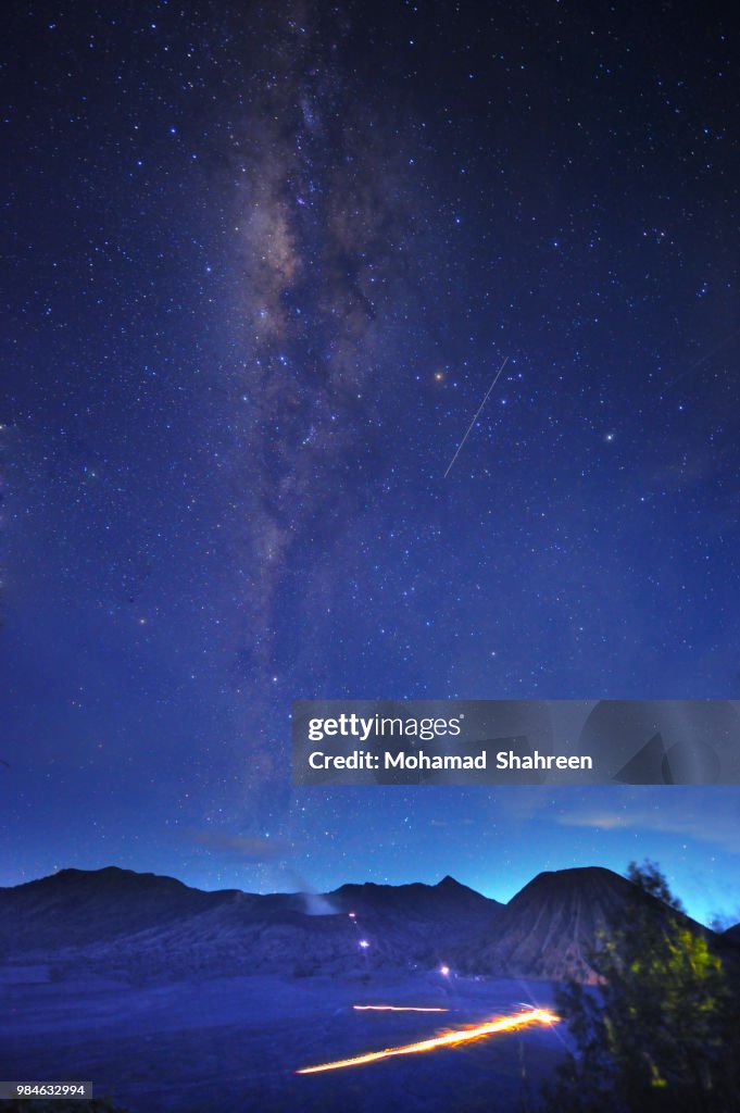 Milkyway at Mount Bromo