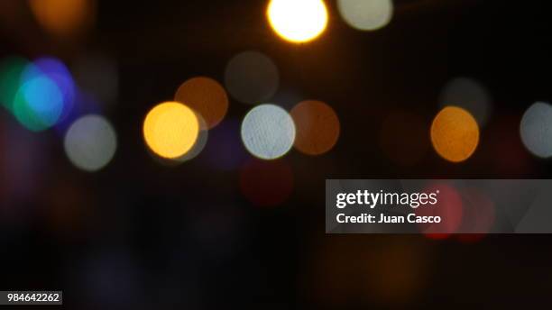 lights and the city - casco stockfoto's en -beelden