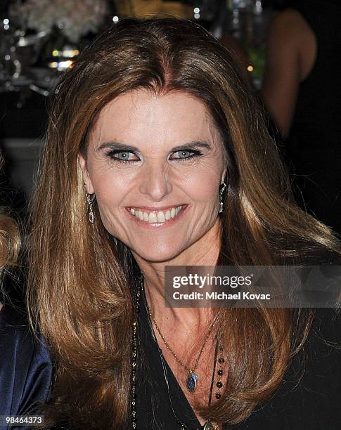 First Lady of California Maria Shriver attends the American Women in Radio & Television Southern California 2010 Genii Awards at Skirball Cultural...