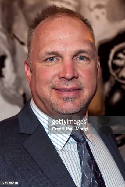 Musician and honoree Garth Brooks attends the GRAMMYs on the Hill awards at The Liaison Capitol Hill Hotel on April 14, 2010 in Washington, DC.