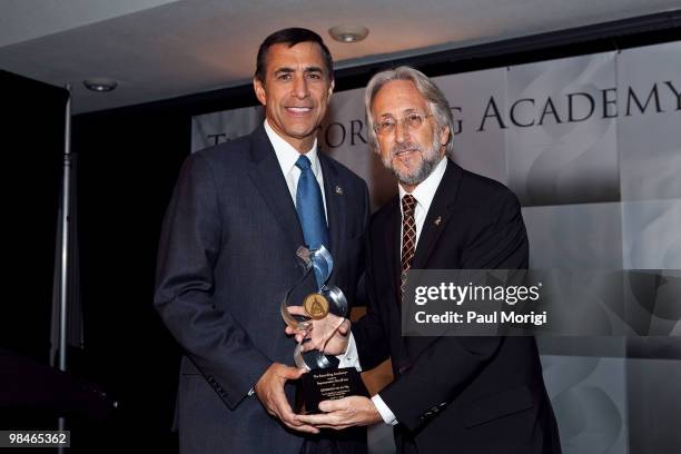 Honoree Rep. Darryl Issa and Neil Portnow, Recording Academy Preseident and CEO, at the GRAMMYs on the Hill awards at The Liaison Capitol Hill Hotel...