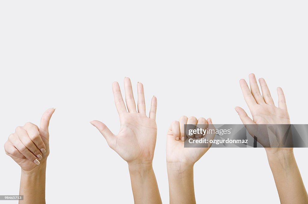 Human hands series