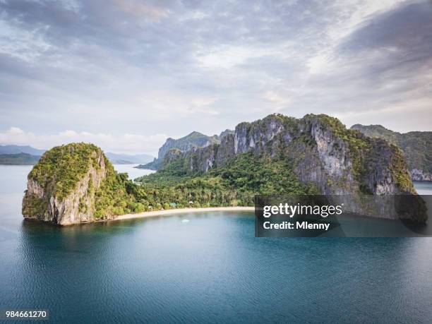 el nido palawan malapacao island philippines - nido stock pictures, royalty-free photos & images