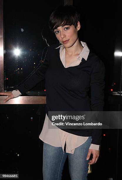 Diane Fleri attends the ''Diversity By Nacho Carbonell'' at the Spazio Gianfranco Ferre on April 14, 2010 in Milan, Italy.