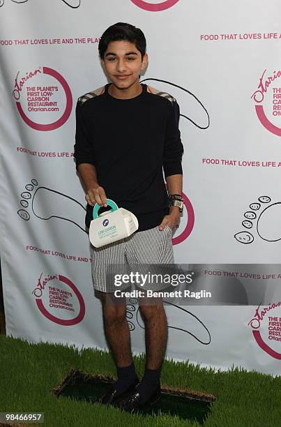Actor Mark Indelicato attends the grand opening of Otarian on April 14, 2010 in New York City.