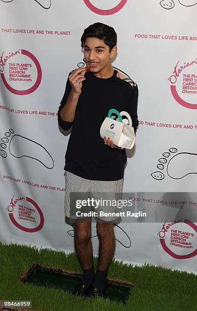 Actor Mark Indelicato attends the grand opening of Otarian on April 14, 2010 in New York City.