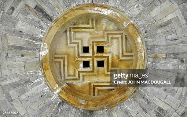 By RICHARD CARTER - A Swastika adorns the ceiling of the "Crypt" designed in one of the Wewelsburg castle's towers by SS leader Heinrich Himmler, and...