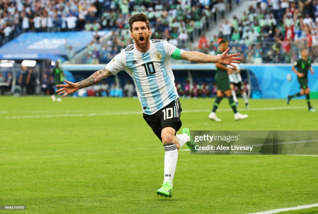 Nigeria v Argentina: Group D - 2018 FIFA World Cup Russia