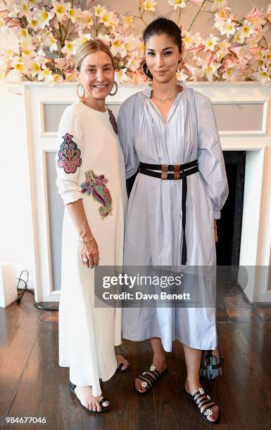 Amy Smilovic and Caroline Issa attend as TIBI celebrates its 21st Birthday with a dinner in London co-hosted by Founder and Creative Director, Amy...